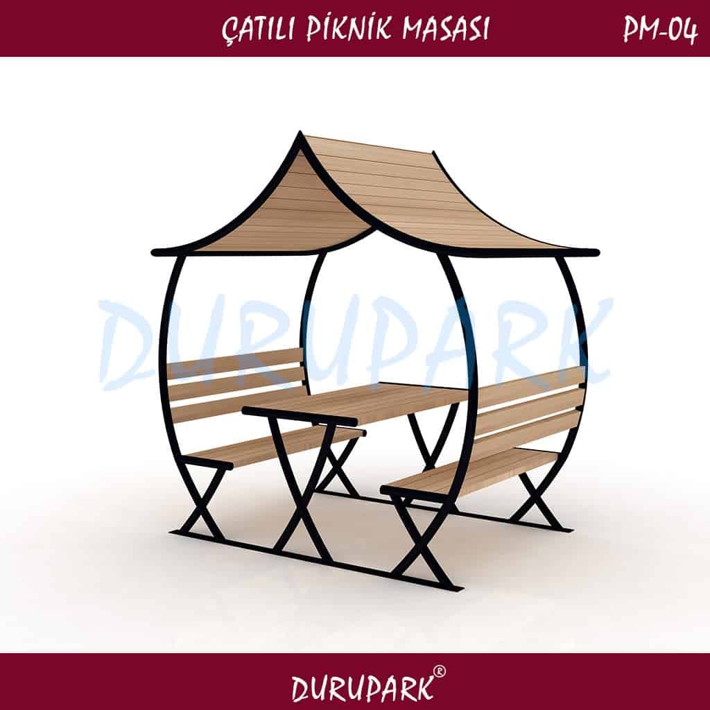 PM04 - Roofed Picnic Table
